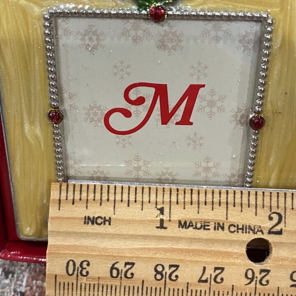 Our 1st First Christmas Holiday Photo Picture Ornament Wedding Marriage Couple - Picture 5 of 8